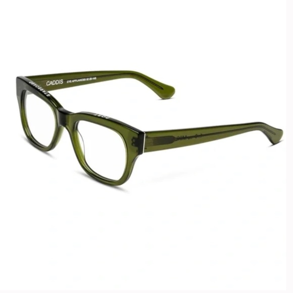 caddis Accessories - Caddis Reading Glasses Miklos in Heritage Green 0.0x Blue Light Blocking
